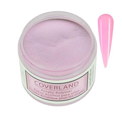 TONES Coverland Cakepop powder swatch shows rich color payoff for nails