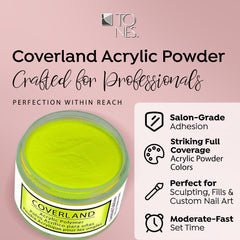 TONES Coverland nails application demonstrates smooth color during sculpting