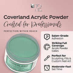 TONES Coverland Mint Cream application in progress demonstrates smooth coverage