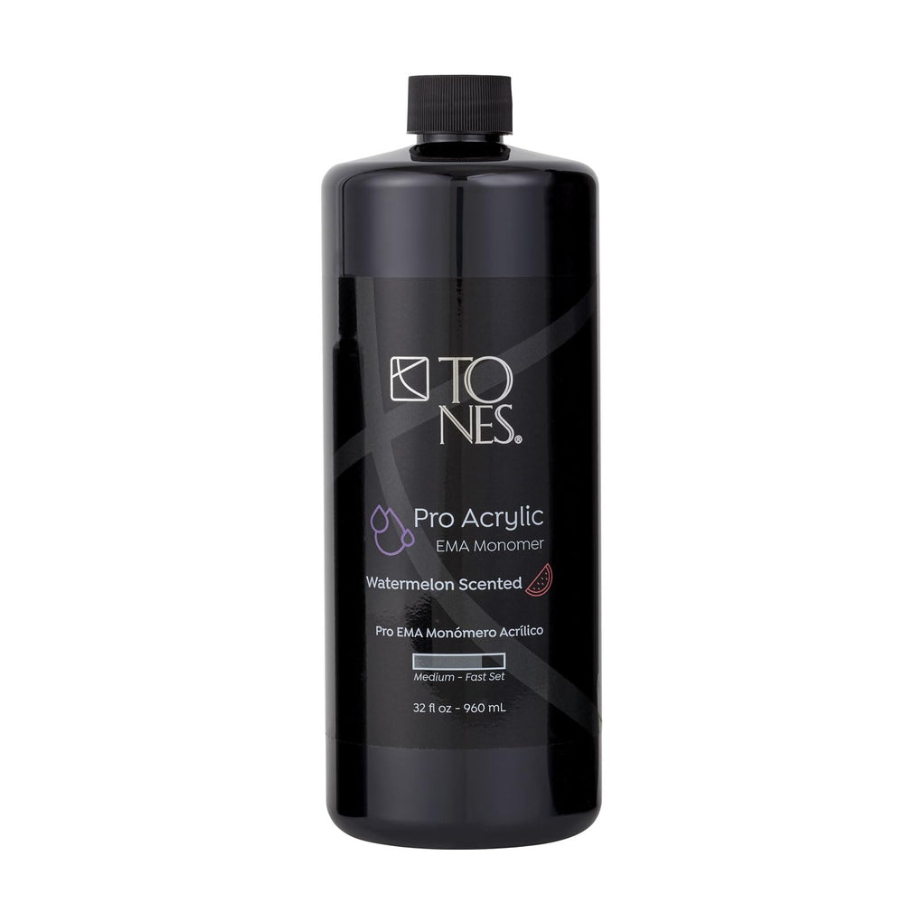 TONES Watermelon EMA monomer bottle, 32 oz, ideal for salons