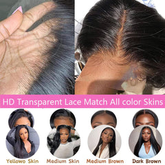 TONHONK glueless cap wig with adjustable straps enables quick, secure wear.