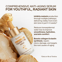 Tonkina Youth 1700 Serum texture closeup shows silky finish for comfortable wear.