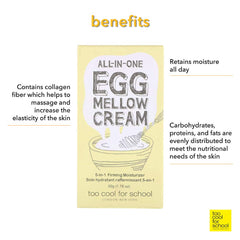 Too Cool For School Egg Mellow Cream palm application for multi use