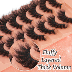 TOOCHUNAG Lightweight crisscross lash structure adds depth and dimension.