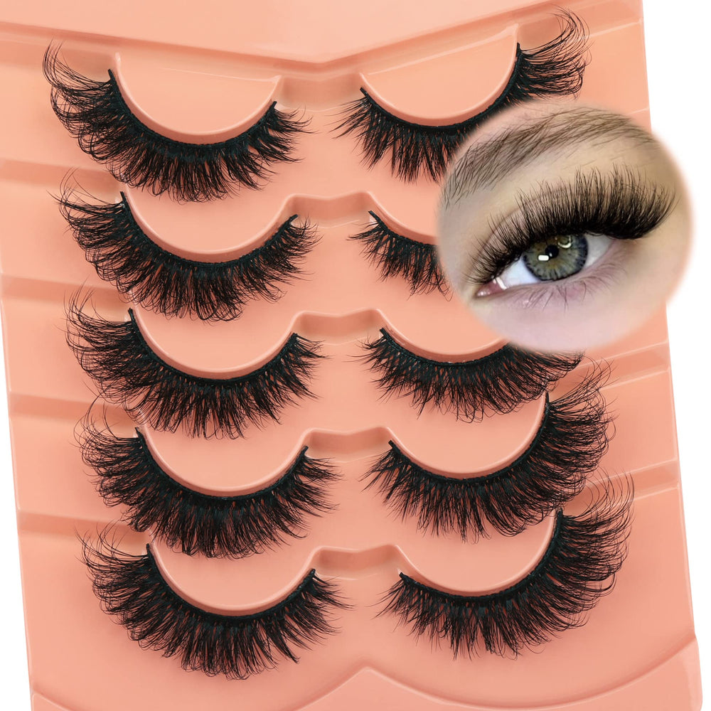 TOOCHUNAG fox eye lashes 18mm natural look for daily wear