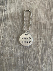 Top Shelf Tags hand-stamped tag brass finish adds a warm, artisan accent.