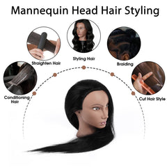 TopDirect braiding practice head helps learn knot-work and twists
