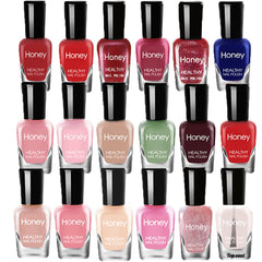Tophany water-based nail polish set shown with vibrant shades for daily wear