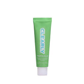 Topicals Clearly Breakout Mask jar close-up, creamy texture for calming, clarifying care.