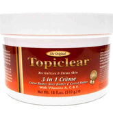 Topiclear 3 in 1 Creme bottle packaging showing all-in-one moisture for daily skin care