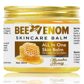 Topicy Bee Venom Cream bottle close-up for blemish care.