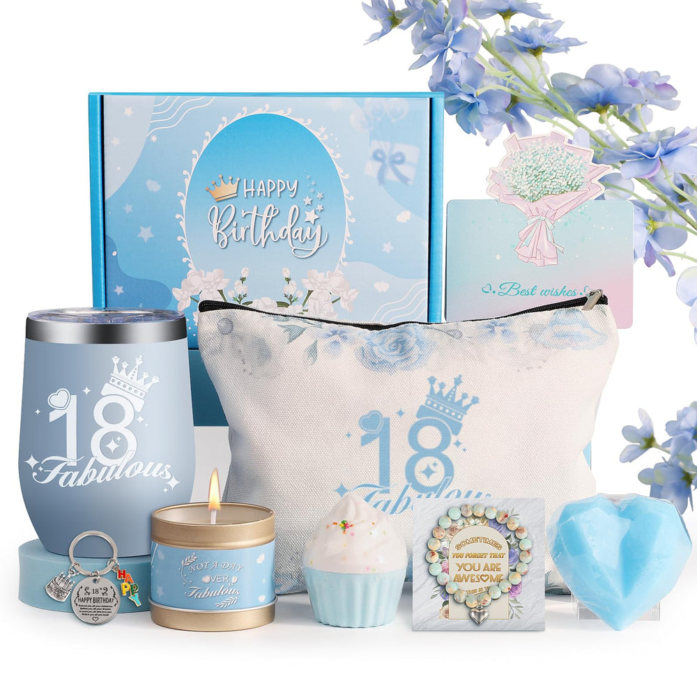 TOPPTIK gift box setup featuring 18th birthday essentials for a stylish celebration.