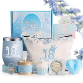 TOPPTIK gift box setup featuring 18th birthday essentials for a stylish celebration.