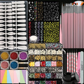Torbers Nail Art Kit contents for DIY design at home.