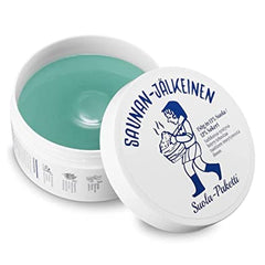 Torhop Saunan Heating Salt Mask pack image shows warming facial mask ready for absorption