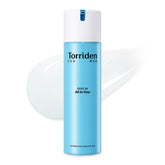 Torriden DIVE IN FOR MEN bottle close-up highlighting lightweight hydration for daily use