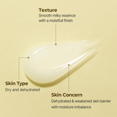 Torriden SOLID IN Ceramide Essence 5D Ceramide Complex highlights moisture retention.