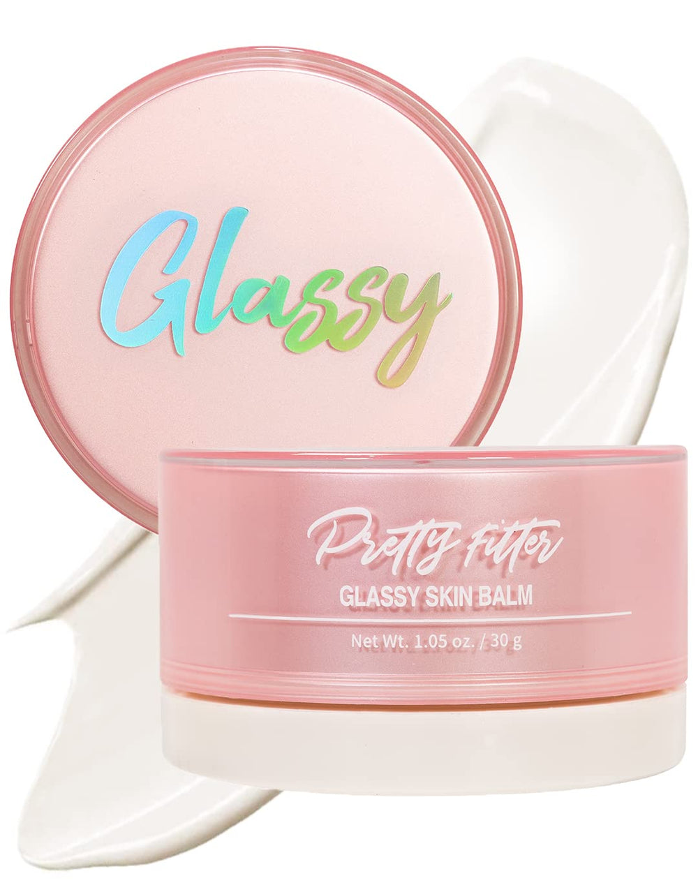 Touch in Sol Pretty Filter Glassy Skin Balm Primer packshot for a dewy base