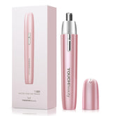 TOUCHBeauty women’s trimmer in pink showcases gentle trimming for sensitive skin.