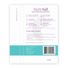 Toute Nuit dolphin-wrinkle-patches stay on overnight to smooth fine lines around the mouth.