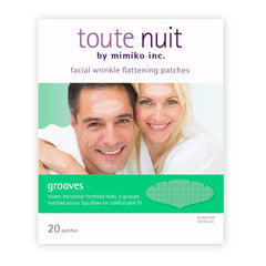 Toute Nuit patch placed on the forehead area provides discreet smoothing.