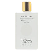 Tova Signature Body Velvet Lotion bottle front showing premium design and hydration focus
