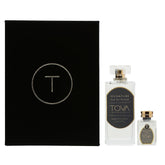 Tova Signature bottle front view highlighting fresh woody fragrance for daily wear