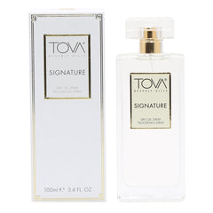 Tova Signature dry oil bottle: fast-absorbing hydration for soft, non-greasy skin.
