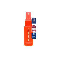 Tower 28 SOS Daily Rescue facial spray bottle delivers a refreshing cooling mist.