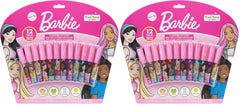 Townley Girl Barbie lip gloss cherry flavor close-up for kids party favors.