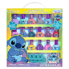 Townley Girl Disney Stitch 15-bottle nail polish set for colorful kids manicures