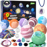 Toylink Galaxy Bath Bombs with surprise inside planets enhance bath time with discoveries