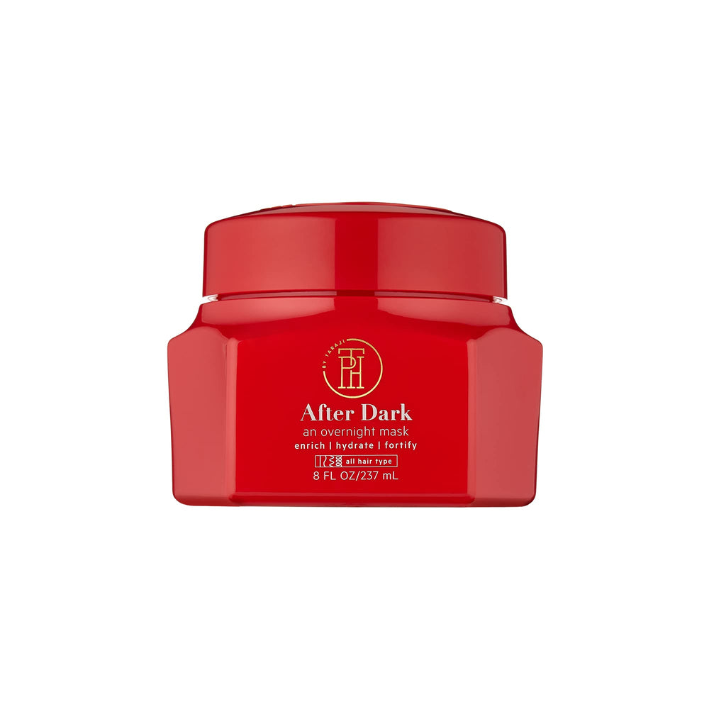 TPH by Taraji After Dark Overnight Hair Mask bottle for overnight hydration.