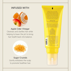 TPH by Taraji Never Salty Sugar Scrub bottle side view for easy handling