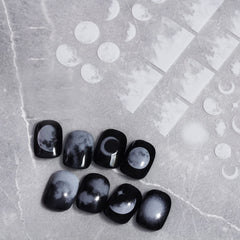 TPhaelay Night Sky Stars nail decal adds subtle sparkle and quick application.