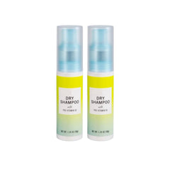Trader Js Dry Shampoo bottle non-aerosol for quick oil absorption between washes.