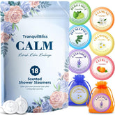 TranquilBliss bergamot shower steamer for a soothing morning ritual