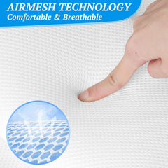 TranquilRelax bath pillow with 17 suction cups for secure attachment
