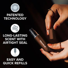 Leak-proof design of Travalo Classic HD to keep fragrance secure during travel
