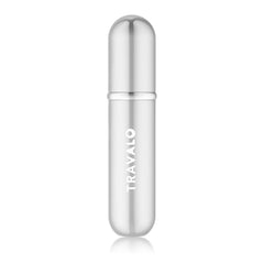 Red-base refill mechanism on Travalo Classic HD to prevent spills.