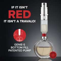 Travalo Classic HD refill with Genie-S base enables spill-free filling
