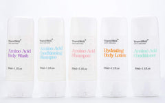 Travel Well toiletries are individually wrapped for guest hygiene