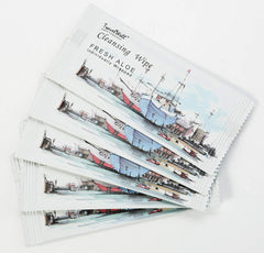 Individually wrapped Travelwell wipes stay fresh during travel and hotel stays