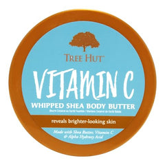 Tree Hut Vitamin C whipped shea butter texture swirl for smooth skin.