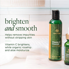 Tree of Life Beauty cleanser foam showing lather for deep, gentle cleanse
