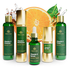 Tree of Life Beauty Vitamin C Cleanser bottle for brightening and moisturizing skin.