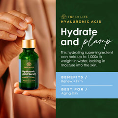 Tree of Life Serum hand application demonstrates gentle, even coverage.