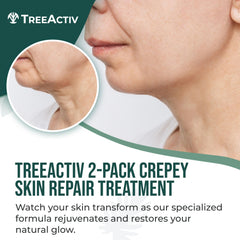 TreeActiv cream with shea butter highlights rich nourished formula for smoother skin.