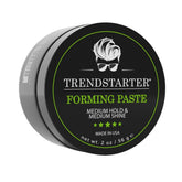 TRENDSTARTER Forming Paste travel-size bottle for on-the-go styling with flexible hold.