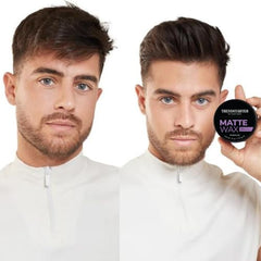 TRENDSTARTER Matte Wax hands dispense demonstrates easy application.